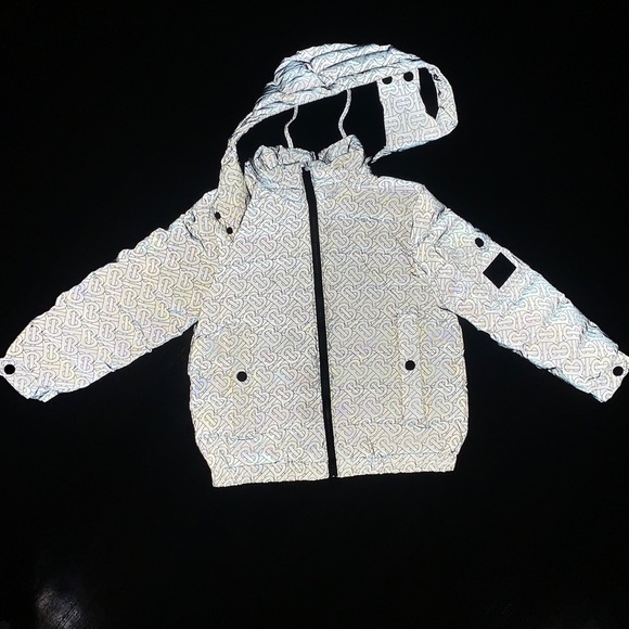 Burberry Grey Down Padded Monogram Jacket (KIDS!!)